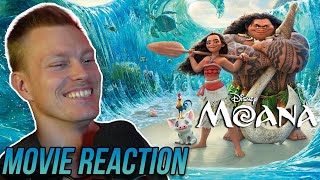 Moana 2016 Movie REACTION  The Rock as Maui [upl. by Anihsat]