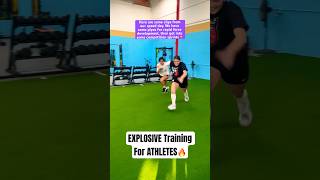 EXPLOSIVE Training For ATHLETES Athlete Speed Training shorts [upl. by Alaecim]