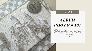 ☕ALBUM 131  Wizarding adventure II de papers for you  Tuto 4 [upl. by Alarick]