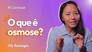 1 OSMOSE O QUE É OSMOSE  MK Fisiologia [upl. by Valerie]