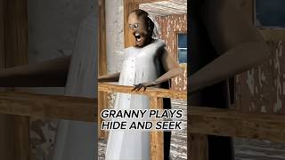 granny and Grandpa playing hide and seek shorts granny1 horrorgaming grannygame [upl. by Asilanna]