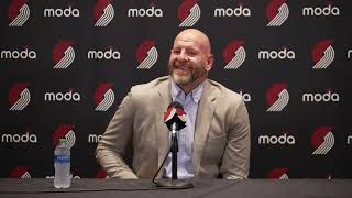 Joe Cronin Press Conference  2024 NBA Draft  Portland Trail Blazers [upl. by Natsirt157]