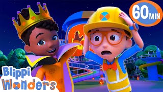 Halloween Spooky Scavengar Hunt  Blippi Wonders Educational Videos for Kids [upl. by Pyne]