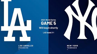 Dodgers vs Yankees Game 5 Graphic [upl. by Onibag]