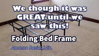 Amazon Basics folding bed frame full sized [upl. by Violet454]