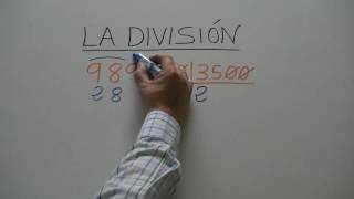 Dividir tachando ceros en el dividendo y en el divisor Ejercicio 3 [upl. by Nnaecarg219]