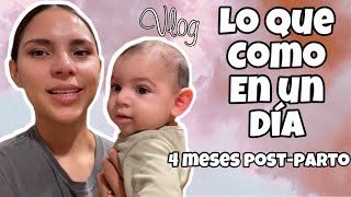 Lo que como en un día 4 meses post parto tips de mami  Abracadabra forever [upl. by Emmuela967]