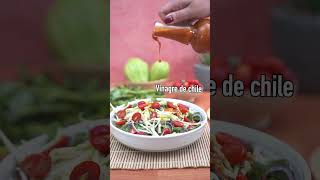 Cómo hacer ensalada de quelites con aderezo de chile ¡En 15 minutos  Recetas de Ensaladas  CV [upl. by Mikkanen]