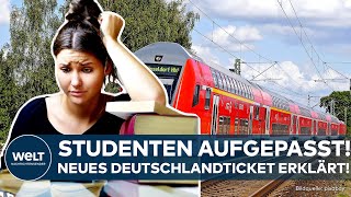 DEUTSCHLAND Vergünstigtes Deutschlandticket 2024 für Studenten – Kosten und Startdatum im Fokus [upl. by Maffei]