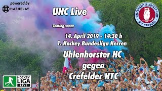 UHC Live  UHC vs CHTC  1 Herren Hockey Bundesliga  14042019  1430 h [upl. by Barling]