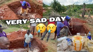 😢VERY SAD DAY ‼️ MY GRANDFATHER’S GRAVE DIGGING viralvideo [upl. by Eaneg]