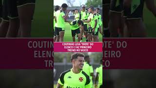 TROTE ATIVIDADE COM BOLA E ACADEMIA O PRIMEIRO TREINO DE COUTINHO NO VASCO 💢💢 Shorts 📹 Vasco TV [upl. by Alleciram]