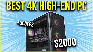 BEST quot4K Resolutionquot 2000 HighEnd Gaming PC Build in 2024 🔥 [upl. by Ellened]