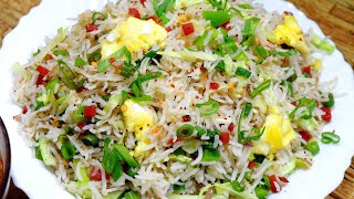 Veg Fried Rice Recipe  Indo Chinese Fried Rice in 10 Minutes [upl. by Normac]