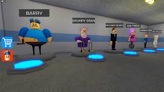 Barry HARD MODE  BARRYS PRISON RUN Obby Walkthrough FULL GAME Roblox obby [upl. by Haily]