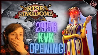 2956 Tides of War KvK Opening Day 1  Rise of Kingdoms [upl. by Ahsiyt]