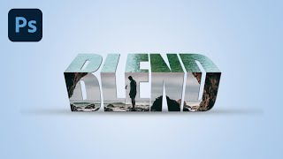 Bending 3D Text Effect  Photoshop Tutorial Typography [upl. by Hebe]