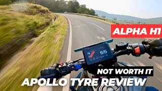 Apollo alpha h1 tyre review for best Duke 390 gen3 [upl. by Gilman]