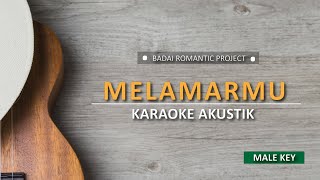 Melamarmu  Badai Romantic Project Male Karaoke Akustik [upl. by Trebron796]