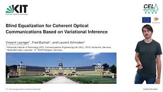 SPPCom 2021 Blind Equalization for Coherent Optical Communications Based on Variational Inference [upl. by Iem887]