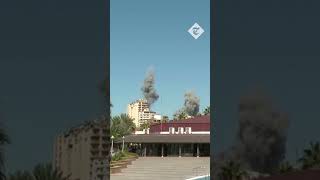 Israel bombs historic Lebanese port city of Tyre [upl. by Grania929]