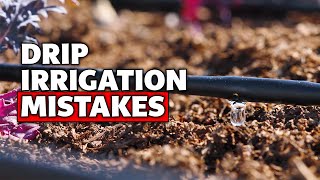 5 Drip Irrigation Mistakes to Avoid [upl. by Esbensen]