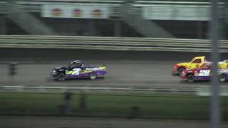 Knoxville Raceway TRUCK Race Dirt Truck Racing Series [upl. by Cathrine]