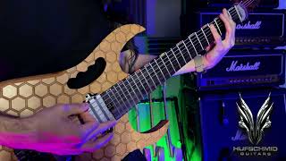 Hufschmid Guitars  sixstringtv1 covering some Meshuggah 🤘 [upl. by Ayrotal184]