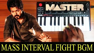 Master Mass Interval Bgm By Raj Bharath  Thalapathy Vijay  Anirudh [upl. by Akemihs908]