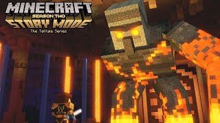 Minecraft Story Mode Season 2 Episode 4 All Boss Fights [upl. by Kipton]