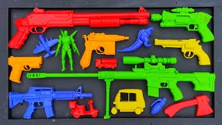 Membersihkan Nerf Ak47 Assault Rifle Shotgun Sniper Rifle Glock Pistol M16 Nerf gun Eps 107 [upl. by Banks]