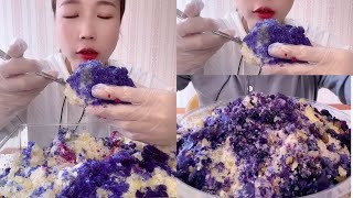 MUKBANG ICE ASMR  ICE EATING WHITE ICE ASMR [upl. by Hedwiga]