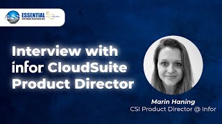 Infor CloudSuite Road Map  Interview with Infor CSI Product Director [upl. by Brody]