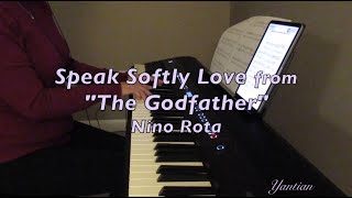 Speak Softly Love from quotThe Godfatherquot Nino Rota Piano cover [upl. by Champaigne]