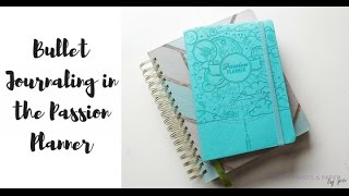 Bullet Journaling in the Passion Planner [upl. by Formica107]