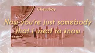 Gotye Somebody that I used to know ft Kimbra 1988 lyrics [upl. by Ilanos]