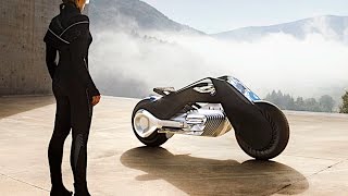 BMW Self Balancing Motorbike Demonstration LIVE Driving BMW Vision 100 BMW Autonomous Bike CARJAM [upl. by Essirehs473]