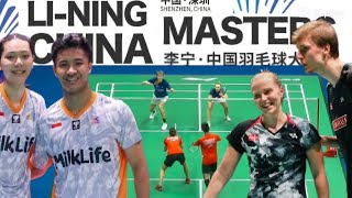 FerdinansyahWidjaja INA VS ToftMagelund DEN  Round Of 16 Li Ning China Masters Badminton 2024 [upl. by Arze]