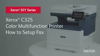 Xerox® C325 Color Multifunction Printer Power On and Setup [upl. by Atinor697]