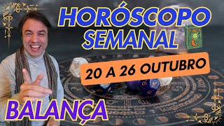 Horóscopo Semanal Signo Balança de 20 a 26 de Outubro [upl. by Leonardo]