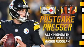 Highsmith Pickens amp Rudolph Postgame Press Conference Week 16 vs Bengals  Pittsburgh Steelers [upl. by Ynej191]