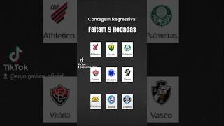 Contagem Regressiva  Faltam 9 rodadas  Brasileiro 2024 [upl. by Sherborne871]