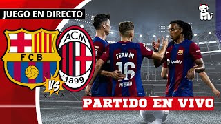 PENALES 🔴 FC BARCELONA 22 AC MILAN 🔥EN VIVO🔥 BARÇA vs MILAN  Amistoso [upl. by Royd]