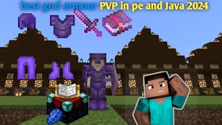 best god armour PVP in 2024 mein PEJavaGod armour 2024 [upl. by Hairakcaz]