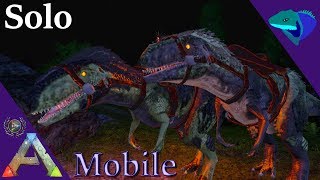 SOLO TAMING SOME MEGALOSAURUS ON A SPIDER Solo ARK Mobile S1E44 [upl. by Jareen971]