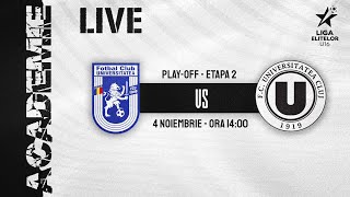 LIVE  FC U Craiova 1948  FC Universitatea Cluj Liga Elitelor U16 [upl. by Votaw]