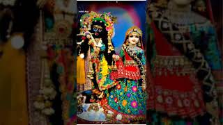 Mithi Mithi mere savre ki Murli baje ♥️ radhe Krishna ka romantic status ❤️ viral short video 😘 [upl. by Morissa963]