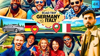 1400KM By Road Trip from Germany to Italy  Austria Boarder Cross Travel Vlog  HammadAslamVLOGS [upl. by Natsyrk400]