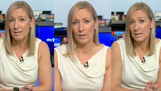 Vicky Gomersall Busty Blonde in Beige Blouse  Sky Sports News 7102024 [upl. by Kaufman365]