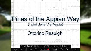 Respighi Pines of RomePini di Roma mvt4 quotPines of the Appian Wayquot play on iPad soft synth [upl. by Philbert]